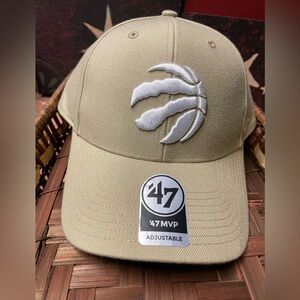 47 Khaki Adjustable Hat with White Logo